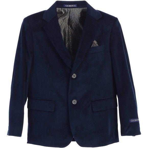 Gioberti Kids and Boys Formal Velvet Blazer