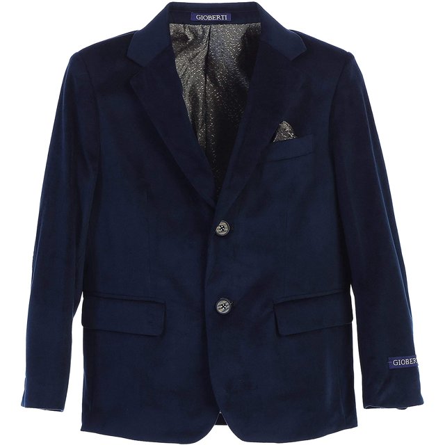 Gioberti Kids and Boys Formal Velvet Blazer