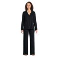 thumbnail image 1 of George Women's Notch Collar Pajama 2-Piece Set, 1 of 6