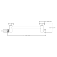 thumbnail image 2 of NUNADERNU Adjustable Shower Head Extension Arm 11 Inch Brass Shower Arm Extension Hardware Brushed Nickel Wall Mount Shower Head, 2 of 5