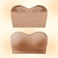 thumbnail image 3 of Womens Bras Full-Coverage Bra Feature V-Neck Full-Figure Bra Style W-1534 Khaki XXL, 3 of 7