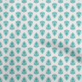 thumbnail image 1 of oneOone Viscose Jersey Turquoise Green Fabric Asian Block Sewing Craft Projects Fabric Prints By Yard 60 Inch Wide, 1 of 4