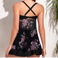 thumbnail image 4 of Birdeem Womens Two Pieces Sets Backless Split Swimsuit with Chest Pad Print Swimwear, 4 of 4