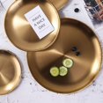 thumbnail image 3 of MesaSe Metal Stainless Steel Storage Tray  Snack Fruit Cosmetics Organizer Dinner Plates Container Decor, 3 of 8