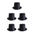 thumbnail image 1 of Transemion Adult Top Hat Victorian Magician Fancy Accessory Fit One Dress Size Most Style A 5Set, 1 of 6