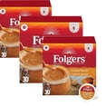 thumbnail image 1 of Folgers Caramel Drizzle Flavoured Light Roast Coffee pods 90 count ( 3 PACK ), 1 of 5