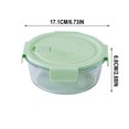 thumbnail image 3 of Birdeem Premium Glass Bento Box, Microwave Safe Lunch Container for Students and Office, Reusable Meal Prep Box with Secure Lid, Dishwasher Safe and Easy to Clean, 3 of 9