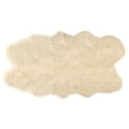 thumbnail image 1 of Natural 676685041852 4 x 6 ft. New Zealand Quattro Sheepskin Rug - Gold, 1 of 2