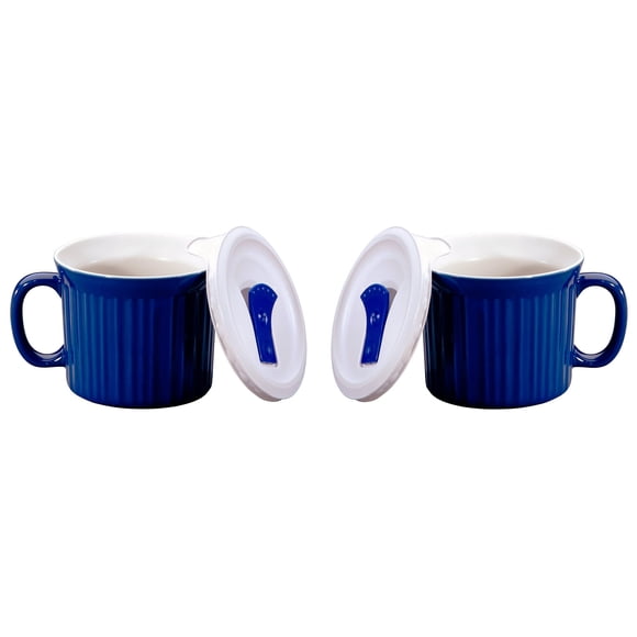 CorningWare 1105119 lid, 2-Pack, Blue