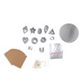 thumbnail image 2 of Clay Cutters, DIY Handcraft Fine Workmanship 127pcs Wide Applicability  Clay Earring Kit Incisive Blade With Iron Box For Earring Making, 2 of 8