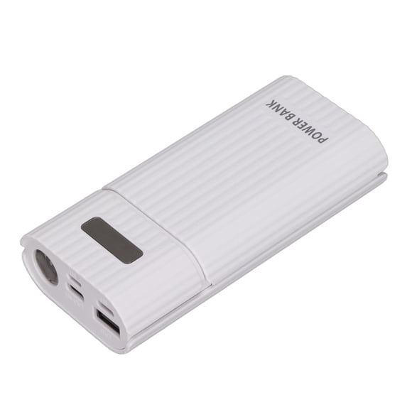Boîtier de Batterie 2x, Chargeur de Batterie Professionnel Bricolage Mode pour Tablette Noir,Blanc