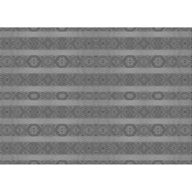 Ahgly Company Machine Washable Indoor Rectangle Transitional Carbon Gray Area Rugs, 7' x 9'