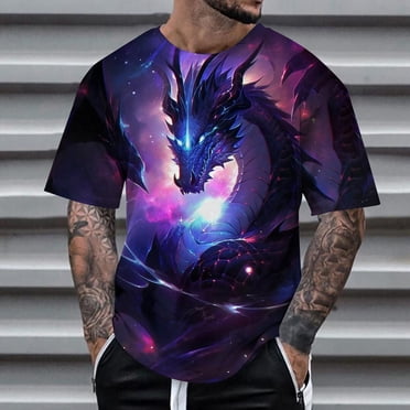 Men's T Shirt Summer Short Sleeve T Shirt Top Animal Themed Shirt Graphic Shirt Mens Socks No Show Men T Shirts Graphic Design Mens Large Tall Shirts Mens Novelty T Shirts Mens T Shirt Packs Bulk of T
