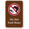 thumbnail image 2 of Lilyanaen Aluminum Sign Do Not Feed Bears Graphic 12" x 8", 2 of 4