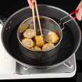 thumbnail image 3 of Deep Fryer Basket, Round 304 Stainless Steel Fry Baskets With Handle Kitchen Cooking Strainer Colander For French Fries Chicken Feet Onion Rings Shrimp, 3 of 8