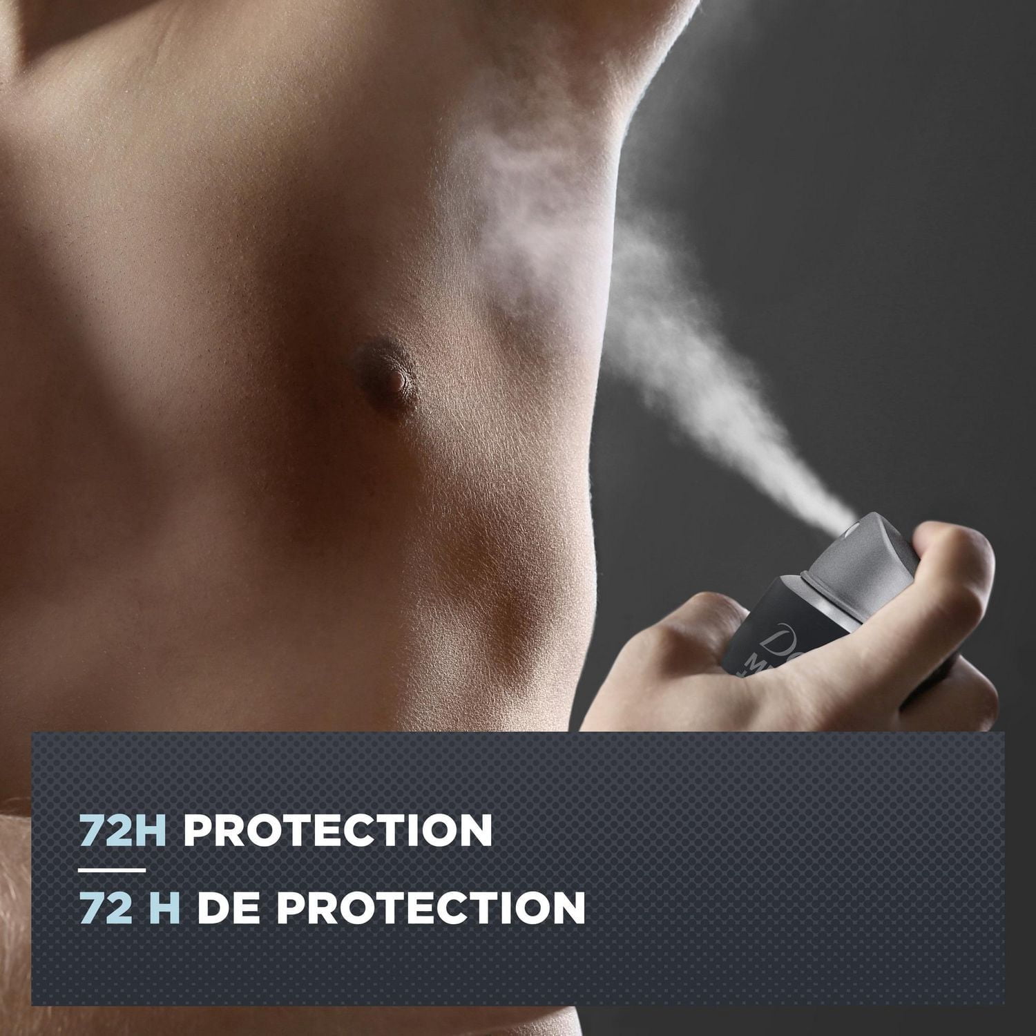 Dove Men+Care Désodorisant Antisudorifique en Vaporisateur à Sec Protection Antitaches Propre, 107 g