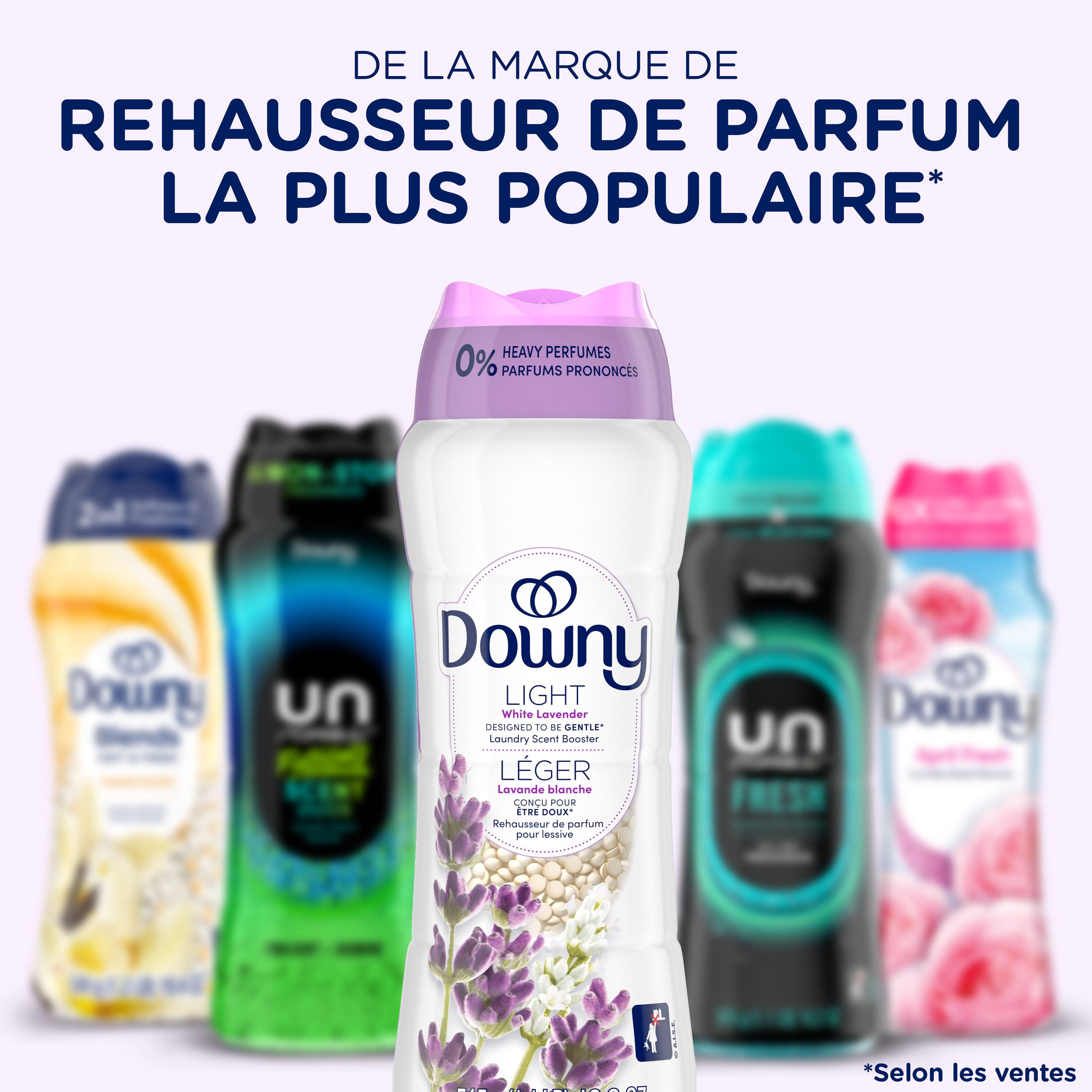 Downy Light Laundry Scent Booster Beads, White Lavender Scent, 680g, In-wash fabric beads designed to be gentle with a light boost of scent, No Heavy Perfumes