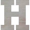 thumbnail image 1 of Wooden Block Letters, Unfinished 12'' Rockwell H, Craft, 1 of 1