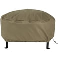 thumbnail image 1 of Sunnydaze Housse Ronde pour Foyer Extérieur, Robuste et Résistante aux Intempéries, en PVC et Polyester 300D, avec Cordon de Serrage - 36 Pouces - Kaki, 1 of 10