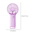 thumbnail image 4 of Sentmoon Mini Fan Portable Fan for Travel Outdoor Student Dormitory Portable Hiking Hanging Buckle Mini Small Fan Small Fan USB Rechargeable Quiet Personal Fan for Camping, 4 of 8