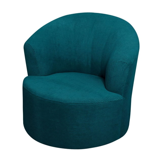 Cxui Housse Extensible pour Fauteuil pour Fauteuil Tonneau Pivotant, Housse Élastique pour Fauteuil Inclinable Moderne, Housse de Canapé pour Fauteuil Club, Lavable à la Machine, Bleu Foncé