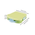 thumbnail image 3 of EGNMCR Organization and Storage, Storage Bins, Storage Containers Outdoor School Lunchbox Microwave Safe Includes Fork Spoon And Sauces Compartment Compartmentalised Plastics lunchbox, 3 of 7