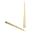 thumbnail image 4 of Flameless Taper Candles , Long Battery Life LED Candle Sticks Wiring Free Romantic  For Birthday Party For Children For Wedding Full Spray Gold, 4 of 8