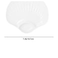 thumbnail image 3 of TopLLC Kitchen Gadgets Shells Shape Plates Impregnable Dinner Plates Dishwasher Microwave Safe Plastic Plates Reusable Lightweight Plates For Kitchen Or Camping 7.1x7.5 Inches Dinner plate, 3 of 6