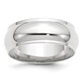 thumbnail image 1 of 14KW 8mm Half Round with Edge Band Size 11.5 Size 11.5, 1 of 3