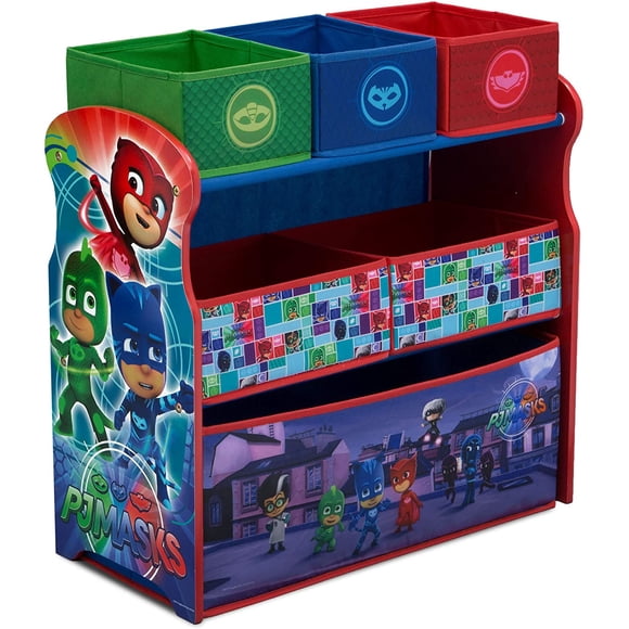PJ Masques Organisateur de Jouets à Bacs Multiples par Delta Children