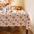 thumbnail image 1 of Nappe Rectangulaire d'Automne 60 x 120 Pouces, Nappe de Récolte d'Automne de l'Action de Grâce Feuille d'Érable Brune, Nappe de Ferme Imperméable Résistante aux Taches pour Dîner de Fête de l'Action de Grâce, 1 of 6