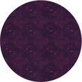 thumbnail image 1 of Ahgly Company Tapis Rond Lavable en Machine Intérieur Transitionnel Violet, 7 Pieds Rond, 1 of 7