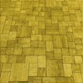 thumbnail image 1 of Ahgly Company Tapis d'Intérieur Lavable en Machine Carré Transitionnel Brun Doré Foncé, 4 Pieds Carré, 1 of 7