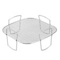 thumbnail image 1 of Oleegame 1PC Air Fryer Stand Air Fryer Air Fryer Stand Dehydrator Rack Silver, 1 of 2