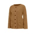 thumbnail image 4 of MAWCLOS Manteau Femme Hiver Chaud Veste Cardigan Manteau Ample Fête Manches Longues Café m, 4 of 8