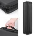 thumbnail image 2 of CD Case, 192 Capacity EVA DVD Case Black Portable Zipper Holder Disc Storage Organizer Wallet, 2 of 6