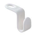 thumbnail image 4 of EGNMCR Hangers, Pants Hangers, Clothes Hangers Home Hanger Connection Hook Plastic Stackable Link Buckle Hook 10pc wall hook, 4 of 9