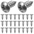 thumbnail image 3 of 100 Pcs Vis à Bois Autotaraudeuses à Tête de Poêle en Acier Inoxydable, 3 of 8