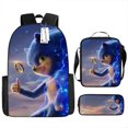 thumbnail image 1 of [Livraison Rapide] Sonic Jeu Dessin Animé Sac à Dos pour Enfants Étudiants Lunch Trousse Trois Pièces Cartable, 1 of 6