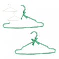 thumbnail image 1 of 2 Pcs Cintre Design Perle avec Nœud en Plastique Présentoir Perle Accessoires Maison, 1 of 8