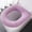 B, variant on Thickened Knitted Toilet Seat Cover - Washable, Non-Slip Design, Warm Cushion for Winter, Acrylic Material, Fits Standard Toilets