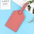 thumbnail image 1 of Luggage Tag Personalized Travel Suitcase Name Address ID Baggage Label Address Holder Portable Boarding Tags Travel Accessories Pink, 1 of 6