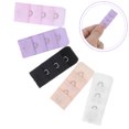 thumbnail image 4 of 10 Pcs Rallonges de Soutien-Gorge pour Femmes Crochets d'Extension de Brassière Étroits 3 Rangées 1 Bouton Extension de sous-Vêtements (Couleur Aléatoire), 4 of 9