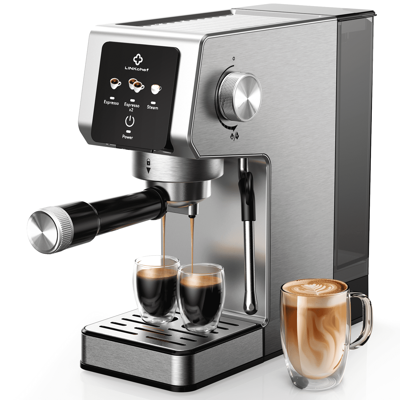 LINKChef Espresso Machine 20 Bar, Professional Espresso Maker with