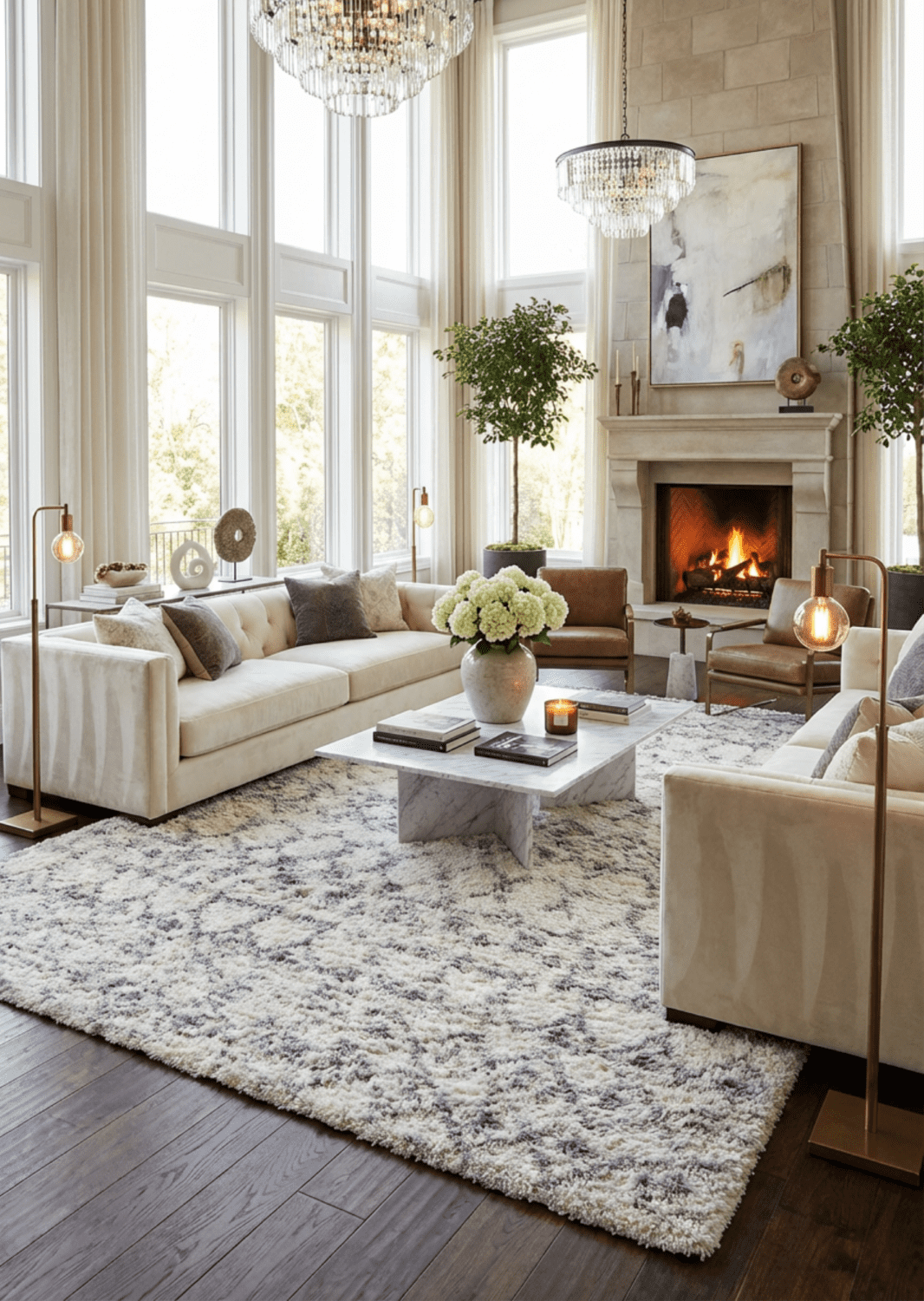 Rug Branch Retro Collection Modern Southwestern Area Rug