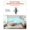thumbnail image 4 of VEVOR 18" Industrial Pedestal Fan 3-Speed Fan 45.3 to 57.9 Inch Height Adjustable, 4 of 9