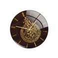 thumbnail image 2 of pitrice 30cm Muslim Wall Clock Non Ticking Mute Quartz for Ramadan Decor Golden, 2 of 9