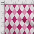 thumbnail image 2 of oneOone Polyester Spandex Magenta Fabric Check Argyle Sewing Craft Projects Fabric Prints By Yard 56 Inch Wide, 2 of 4