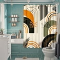 thumbnail image 4 of TIELUTT Doublure de Rideau de Douche en Tissu avec Renforcement Antirouille pour Rideaux pour Enfants pour Filles Doublure de Rideau de Douche Lourde avec Doublure de Rideau de Douche avec Crochets Anneaux de Rideau de Douche Crochets à Pression, 4 of 5