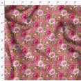 thumbnail image 4 of Soimoi Poly Georgette Fabric Leaves & Peony Floral Print Sewing Fabric Yard 42 Inch Wide, 4 of 5